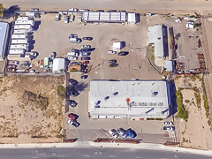 The Facility and Lot of Harold's Body Repair and Accident Collision Restoration Shop in Albuquerque